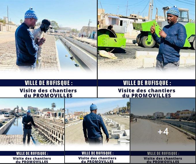 Visite des chantiers dU PROMOVILLES