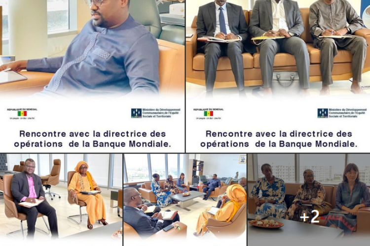 Rencontre avec la directrice des opérations de la Banque Mondiale
